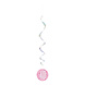 Hangdecoratie 40 Jaar Roze 81cm 6st Hangdecoratie 40 Jaar Roze 81cm 6st