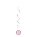 Hangdecoratie 60 Jaar Roze 81cm 6st Hangdecoratie 60 Jaar Roze 81cm 6st