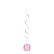 Hangdecoratie 90 Jaar Roze 81cm 6st Hangdecoratie 90 Jaar Roze 81cm 6st