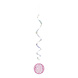 Hangdecoratie 80 Jaar Roze 81cm 6st Hangdecoratie 80 Jaar Roze 81cm 6st