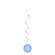Hangdecoratie Happy Birthday Blauw 81cm 6st Hangdecoratie Happy Birthday Blauw 81cm 6st