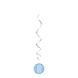 Hangdecoratie 18 Jaar Blauw 81cm 6st Hangdecoratie 18 Jaar Blauw 81cm 6st