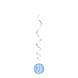 Hangdecoratie 21 Jaar Blauw 81cm 6st Hangdecoratie 21 Jaar Blauw 81cm 6st