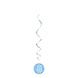 Hangdecoratie 40 Jaar Blauw 81cm 6st Hangdecoratie 40 Jaar Blauw 81cm 6st