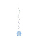 Hangdecoratie 70 Jaar Blauw 81cm 6st Hangdecoratie 70 Jaar Blauw 81cm 6st