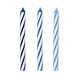 Happy Birthday Kaarsen Set Glitter Blauw 13 delig Happy Birthday Kaarsen Set Glitter Blauw 13 delig