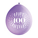 Ballonnen Happy Birthday 100 Jaar 28cm 10st Ballonnen Happy Birthday 100 Jaar 28cm 10st
