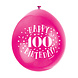 Ballonnen Happy Birthday 100 Jaar 28cm 10st Ballonnen Happy Birthday 100 Jaar 28cm 10st