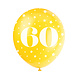 Ballonnen 60 Jaar Confetti 30cm 5st Ballonnen 60 Jaar Confetti 30cm 5st