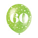 Ballonnen 60 Jaar Confetti 30cm 5st Ballonnen 60 Jaar Confetti 30cm 5st