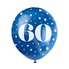 Ballonnen 60 Jaar Confetti 30cm 5st Ballonnen 60 Jaar Confetti 30cm 5st