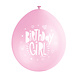 Ballonnen Birthday Girl 28cm 10st Ballonnen Birthday Girl 28cm 10st
