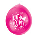 Ballonnen Birthday Girl 28cm 10st Ballonnen Birthday Girl 28cm 10st