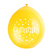 Ballonnen Congrats 28cm 10st Ballonnen Congrats 28cm 10st