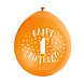 Ballonnen Happy Birthday 1 Jaar 28cm 10st Ballonnen Happy Birthday 1 Jaar 28cm 10st