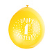 Ballonnen Happy Birthday 1 Jaar 28cm 10st Ballonnen Happy Birthday 1 Jaar 28cm 10st
