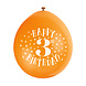 Ballonnen Happy Birthday 3 Jaar 28cm 10st Ballonnen Happy Birthday 3 Jaar 28cm 10st