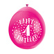Ballonnen Happy Birthday 4 Jaar 28cm 10st Ballonnen Happy Birthday 4 Jaar 28cm 10st