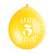 Ballonnen Happy Birthday 5 Jaar 28cm 10st Ballonnen Happy Birthday 5 Jaar 28cm 10st