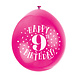 Ballonnen Happy Birthday 9 Jaar 28cm 10st Ballonnen Happy Birthday 9 Jaar 28cm 10st
