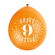 Ballonnen Happy Birthday 9 Jaar 28cm 10st Ballonnen Happy Birthday 9 Jaar 28cm 10st