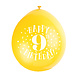 Ballonnen Happy Birthday 9 Jaar 28cm 10st Ballonnen Happy Birthday 9 Jaar 28cm 10st