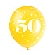 Ballonnen 50 Jaar Confetti 30cm 5st Ballonnen 50 Jaar Confetti 30cm 5st