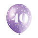 Ballonnen 40 Jaar Confetti 30cm 5st Ballonnen 40 Jaar Confetti 30cm 5st