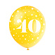 Ballonnen 40 Jaar Confetti 30cm 5st Ballonnen 40 Jaar Confetti 30cm 5st