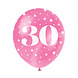 Ballonnen 30 Jaar Confetti 30cm 5st Ballonnen 30 Jaar Confetti 30cm 5st