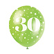 Ballonnen 30 Jaar Confetti 30cm 5st Ballonnen 30 Jaar Confetti 30cm 5st