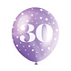Ballonnen 30 Jaar Confetti 30cm 5st Ballonnen 30 Jaar Confetti 30cm 5st