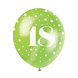 Ballonnen 18 Jaar Confetti 30cm 5st Ballonnen 18 Jaar Confetti 30cm 5st