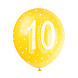 Ballonnen 10 Jaar Confetti 30cm 5st Ballonnen 10 Jaar Confetti 30cm 5st