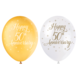 Ballonnen Happy 50th Anniversary 30cm 5st Ballonnen Happy 50th Anniversary 30cm 5st