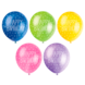 Ballonnen Happy Birthday Stippen 30cm 5st Ballonnen Happy Birthday Stippen 30cm 5st