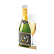 Champagne Kaart 47 Jaar 18cm Champagne Kaart 47 Jaar 18cm