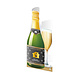 Champagne Kaart Samenwonen 18cm Champagne Kaart Samenwonen 18cm