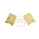 Banner 70 Jaar Goud Wit 6m Banner 70 Jaar Goud Wit 6m