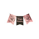 Banner 40 Jaar Roze Zwart 6m Banner 40 Jaar Roze Zwart 6m