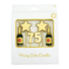 Kaarsjes 75 Jaar Champagne 17,5cm Kaarsjes 75 Jaar Champagne 17,5cm
