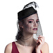 Halloween Hoed Zwarte Sluier Halloween Hoed Zwarte Sluier