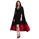 Halloween Cape Zwart Rood 1,7m Halloween Cape Zwart Rood 1,7m
