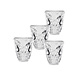 Halloween Shotglaasjes Schedel 50ml 4st Halloween Shotglaasjes Schedel 50ml 4st