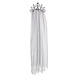 Halloween Haarband Kroontje Sluier 58cm Halloween Haarband Kroontje Sluier 58cm