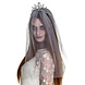 Halloween Haarband Kroontje Sluier 58cm Halloween Haarband Kroontje Sluier 58cm