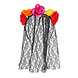 Halloween Haarband Sluier Bloemen Halloween Haarband Sluier Bloemen