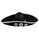 Halloween Sombrero Doodshoofden 56cm Halloween Sombrero Doodshoofden 56cm