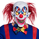 Halloween Masker Horror Clown Rood Haar Halloween Masker Horror Clown Rood Haar