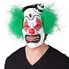 Halloween Masker Horror Clown Groen Haar Halloween Masker Horror Clown Groen Haar
